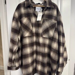 Jack & Jones Seal Brown Check Jacket